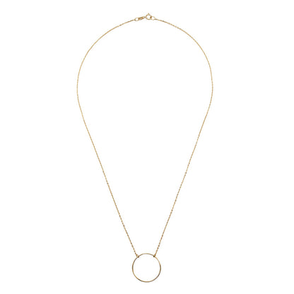 CIRCLE OF GOLD Necklace 18k Gold