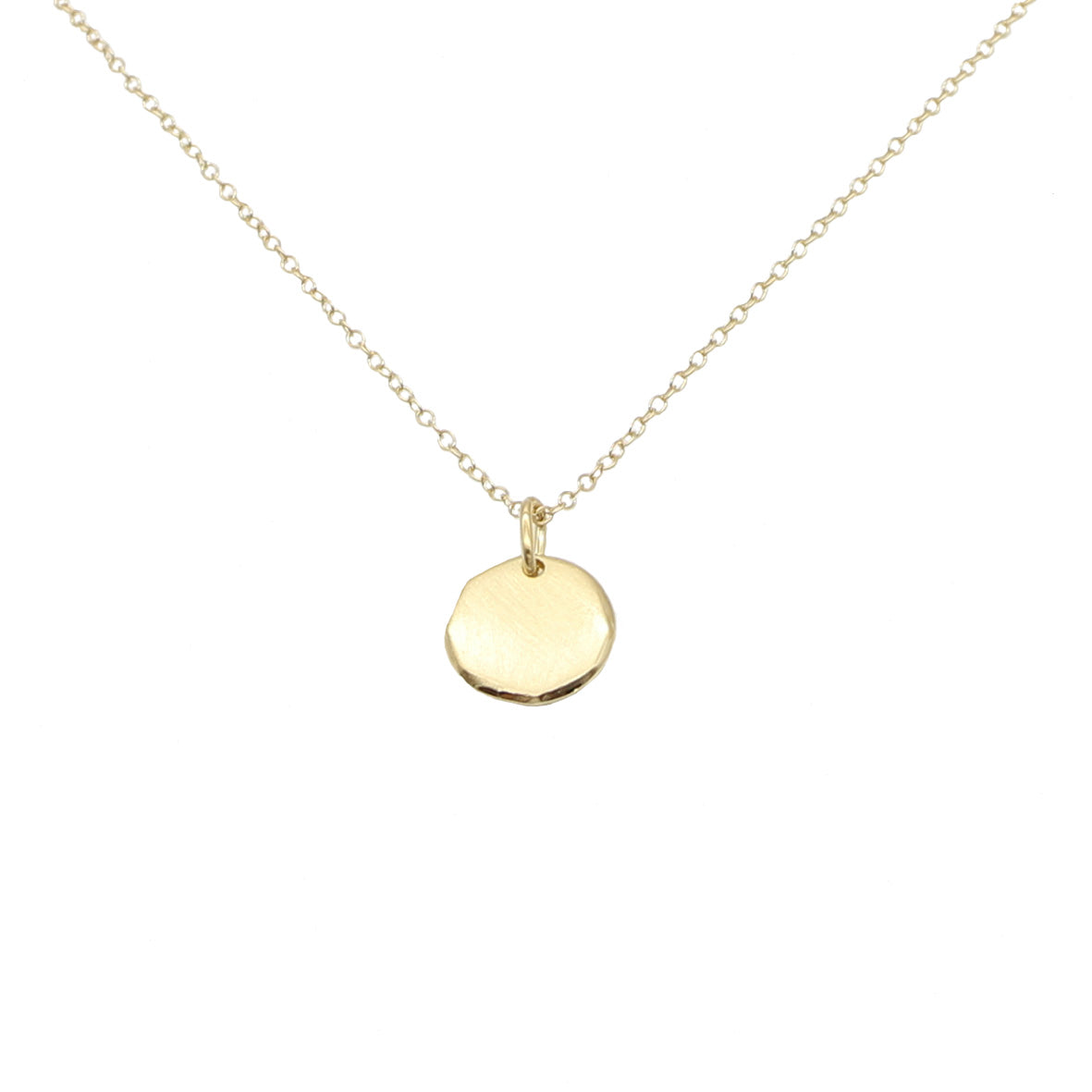 POLYGON DISC Necklace Gold