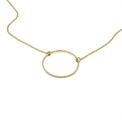 CIRCLE OF GOLD Necklace 18k Gold