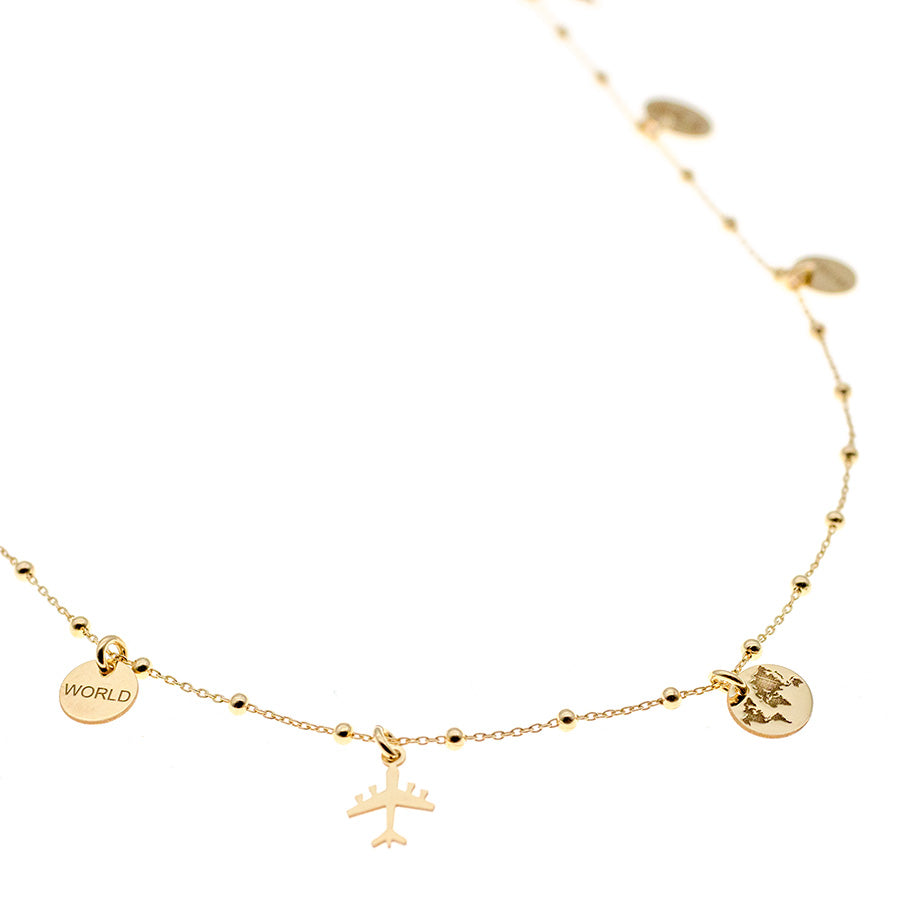 TRAVEL MEMORIES Necklace Gold