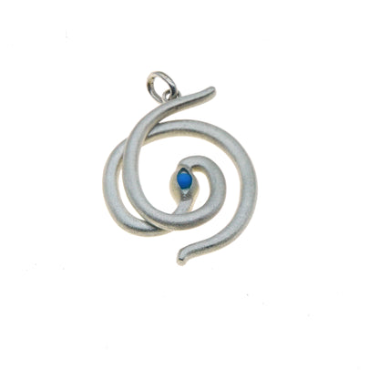 EYE OF TIME Necklace Silver